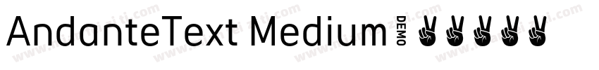 AndanteText Medium字体转换